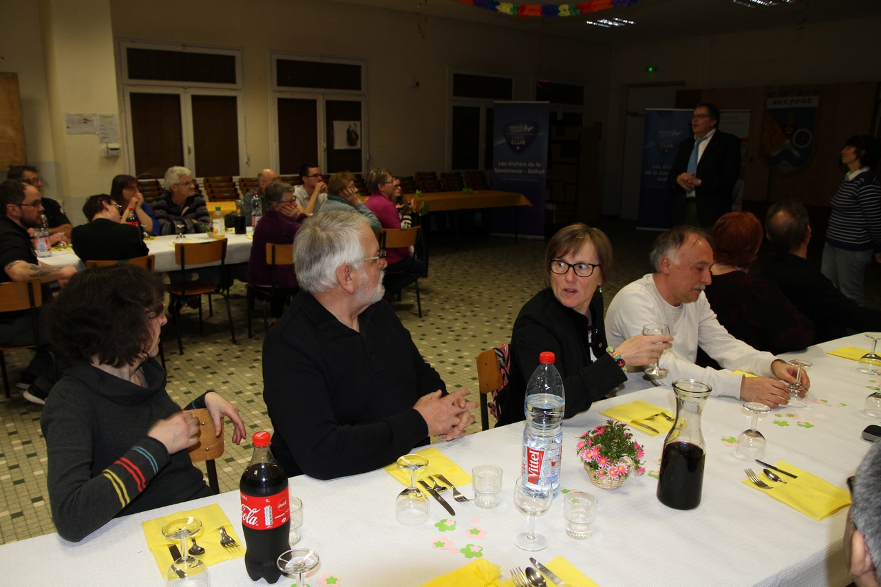 Repas annuel du club 25 mars 2017. 